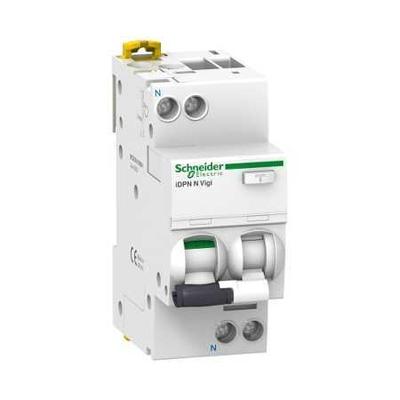 Residual current breaker with overcurrent protection (RCBO), Acti9 iDPN H Vigi, 1P+N, 16A, C curve, 10000A, A type, 30mA