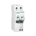SCHNEIDER - RCBO Breaker, Acti9 iC60H2, Earth Leakage, 2P, C curve, 10A, 30mA, 240 V